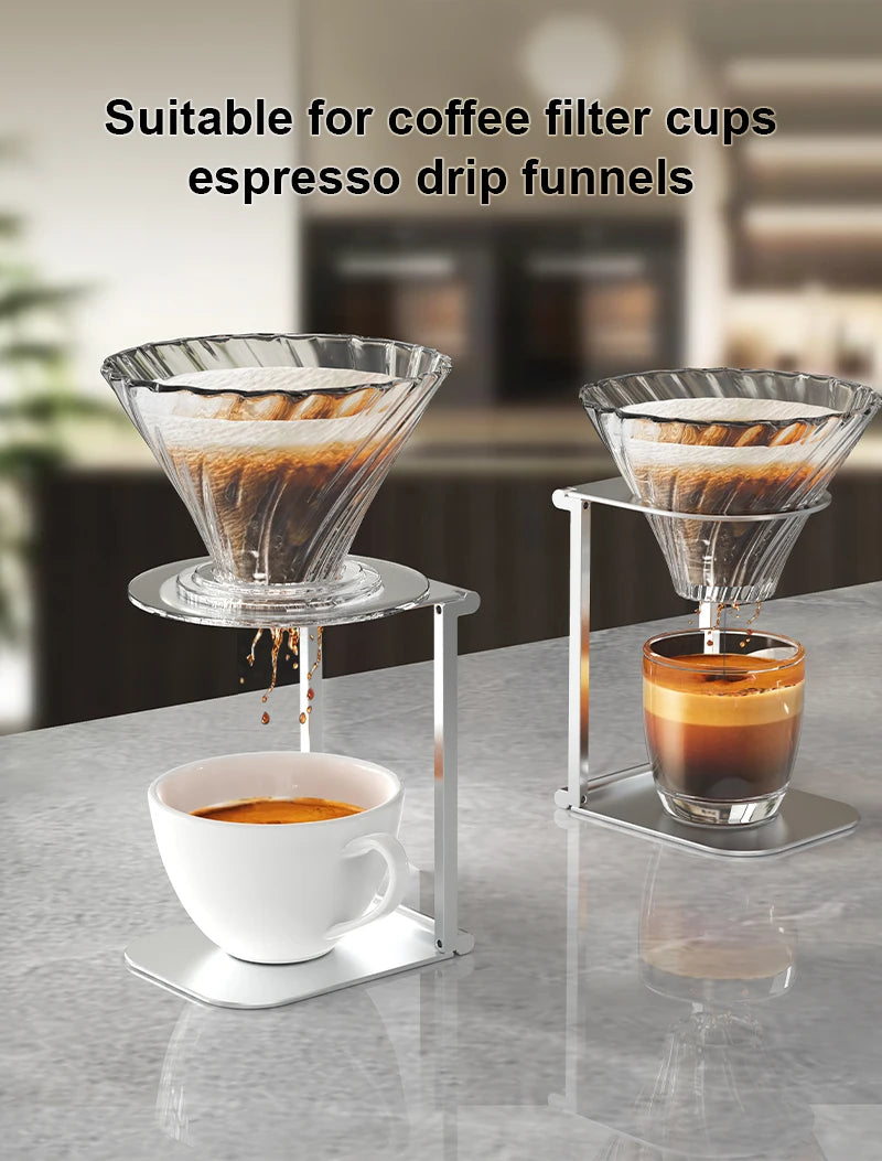 Foldable coffee machine holder