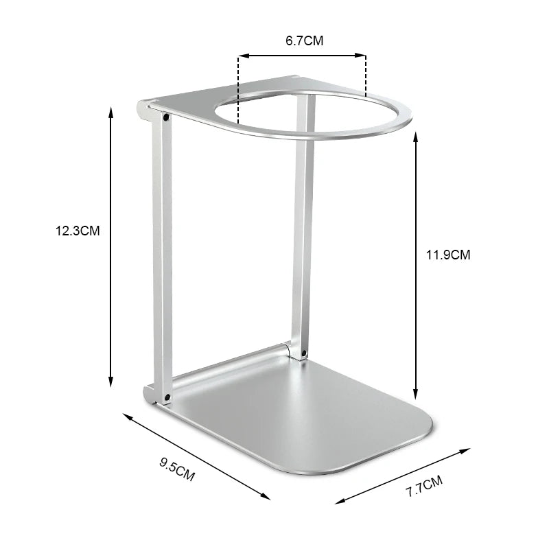 Foldable coffee machine holder